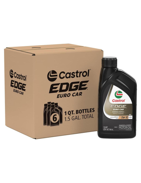 Aceite de Motor Sintético Castrol EDGE Euro 0W-30 6L
