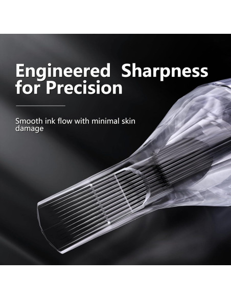 Agujas de Cartucho de Tatuaje BRONC 50pcs Mixtas 0.30mm