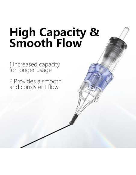 Agujas de Cartucho de Tatuaje BRONC 50pcs Mixtas 0.30mm