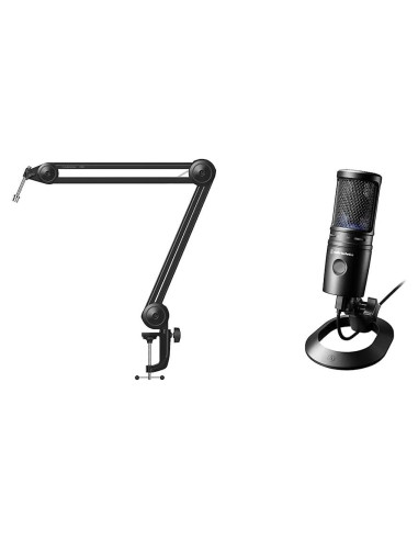 Brazo de Micrófono Ajustable Audio-Technica AT8700 + Micrófono USB AT2020X