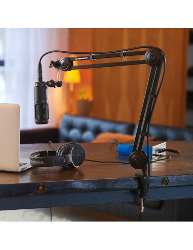 Brazo de Micrófono Ajustable Audio-Technica AT8700 + Micrófono USB AT2020X