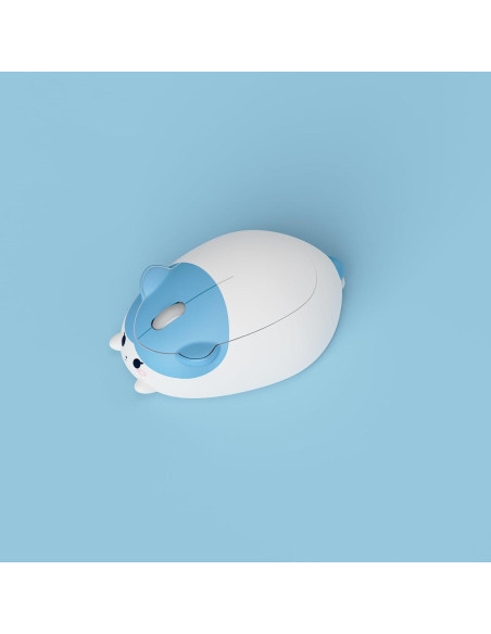 Ratón Inalámbrico para Juegos Akko Gato Azul y Blanco 2.4GHz