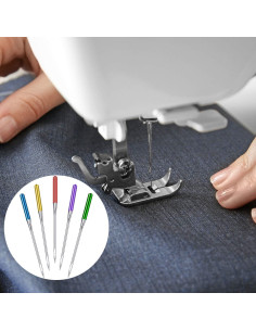 Agujas de Máquina de Coser WILLBOND 30 Pcs Punta Regular 2