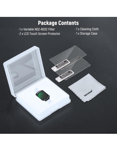 Filtro ND Variable Magnético NEEWER para DJI Osmo Pocket 3