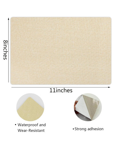 Parche de Reparación de Sofá Beige Giftmeet 20x30 cm 2 Pcs