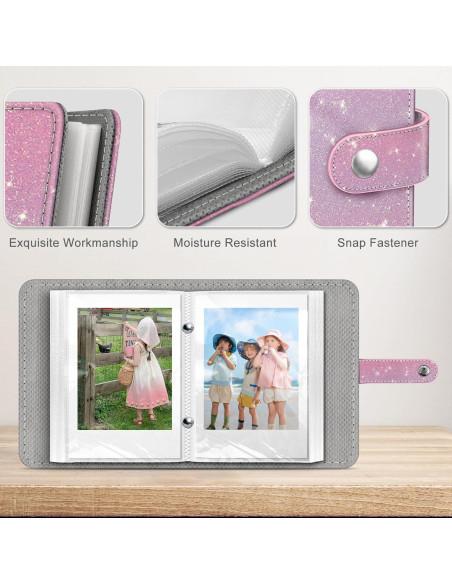 Álbum de Fotos Fintie Mini para Fujifilm Instax 52 Bolsillos