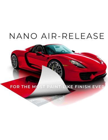 Vinilo para Envoltura de Auto VViViD Ultra Gloss Rojo 0.3m x 1.5m