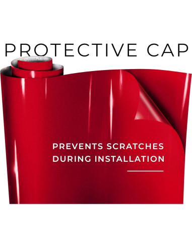 Vinilo para Envoltura de Auto VViViD Ultra Gloss Rojo 0.3m x 1.5m