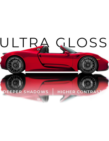 Vinilo para Envoltura de Auto VViViD Ultra Gloss Rojo 0.3m x 1.5m