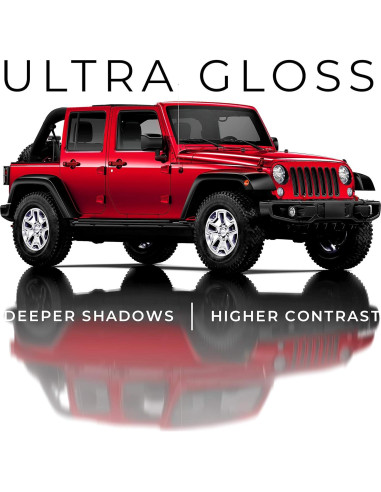 Vinilo para Envoltura de Auto VViViD Ultra Gloss Rojo 0.3m x 1.5m