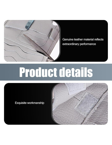 Estuche Organizador de Visera para CD icykale Negro 1 PC