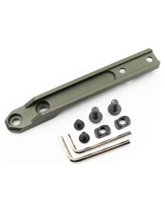 Montura de Luz de Arma Jmtac Mlok Inline Scout Aluminio Verde