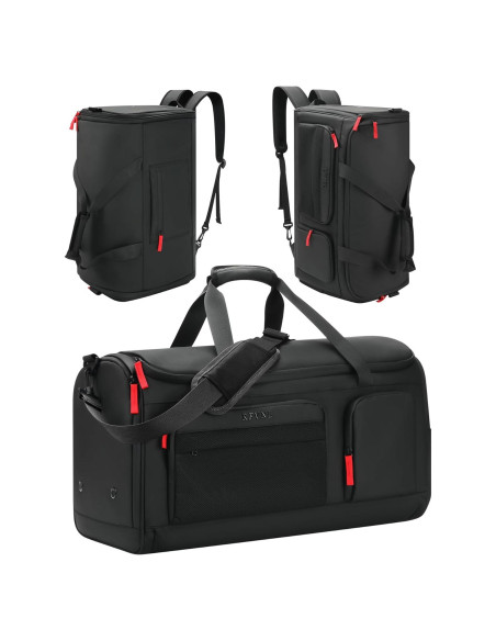 Bolsa de viaje impermeable RFVNL 70L 3 en 1 con compartimento para zapatos