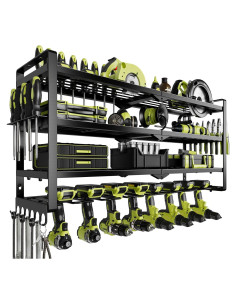 Organizador de Herramientas Montaje en Pared NattyDot Negro