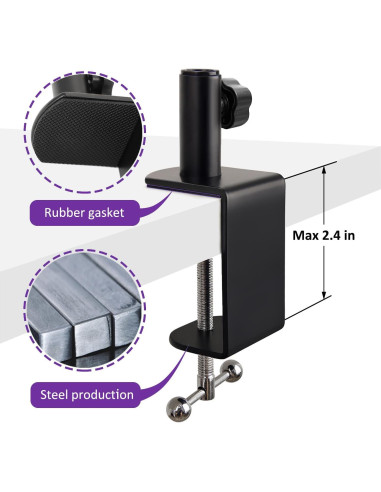 Brazo de Micrófono Ajustable Rigych para Razer Seiren Mini V2 V3