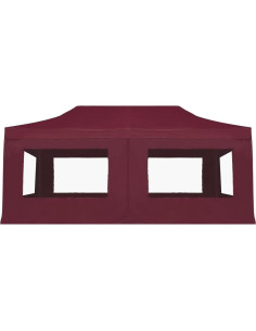 Carpa Plegable Neolun 5.74m x 2.9m Impermeable Rojo Vino 2
