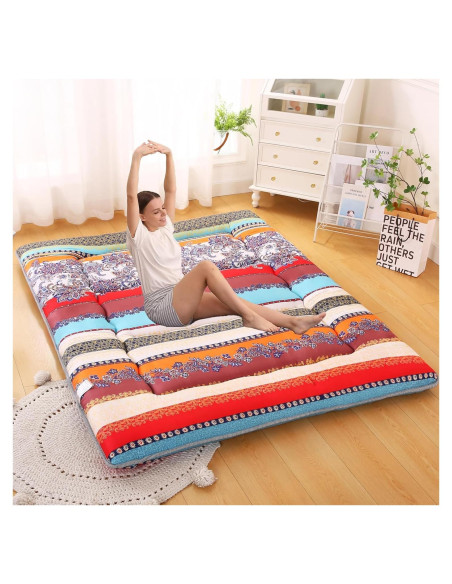 Colchón Futón Japonés DELADOLA Individual 203x91 cm Plegable