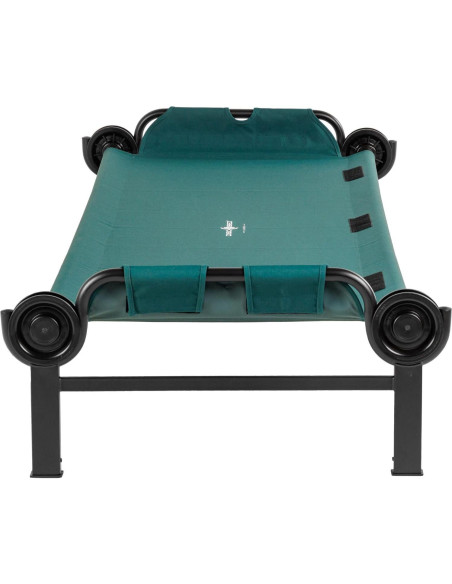 Cama Individual Portátil Disc-O-Bed Grande Verde 15.5 kg