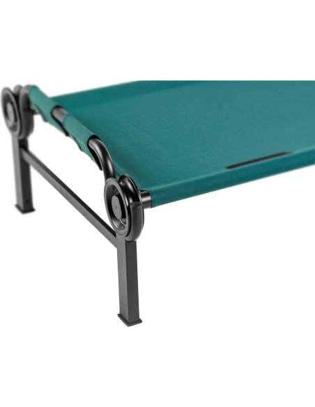 Cama Individual Portátil Disc-O-Bed Grande Verde 15.5 kg