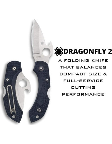 Cuchillo Plegable Spyderco Dragonfly 2 Hoja VG-10 6.03 cm