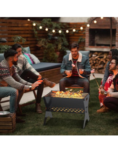 Parrilla de Camping Bearfire FR18 Plegable Carbón 40x31x28cm 2