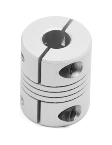 Acoplamiento de Eje Flexible 5-8mm Aluminio 25x20mm 2PCS