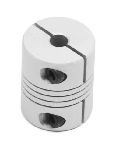 Acoplamiento de Eje Flexible 5-8mm Aluminio 25x20mm 2PCS