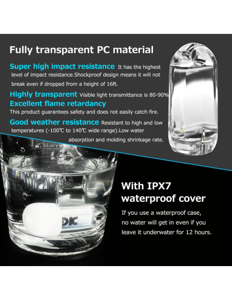 Linterna LED Mini DOKEEP GD2 USB Recargable 7 Colores