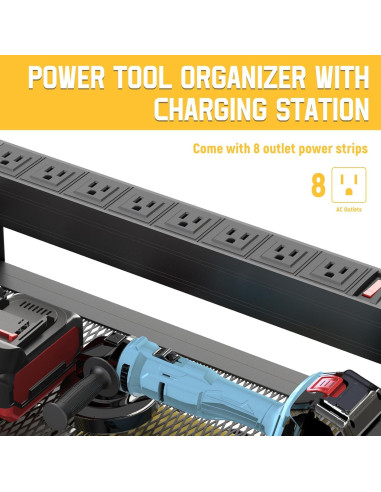 Soporte de Taladro Montado en Pared OKKMAX 4 Capas 86kg