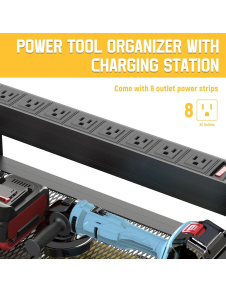 Soporte de Taladro Montado en Pared OKKMAX 4 Capas 86kg