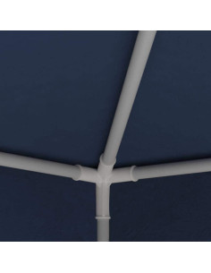 Carpa Profesional ZQQLVOO 4x4m Azul con Paredes Laterales 2