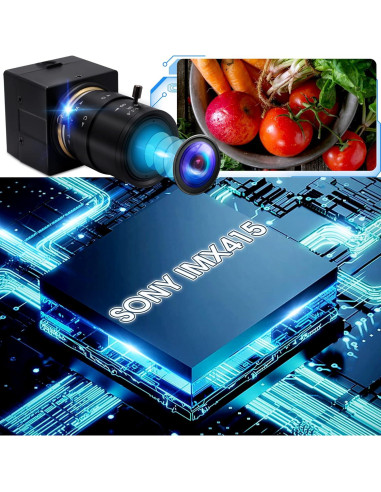 Cámara USB 4K IFWATER Lente Varifocal 2.8-12mm 2160P