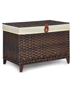 Cesta de Almacenamiento Honjourai 65L con Tapa y Forro Removible