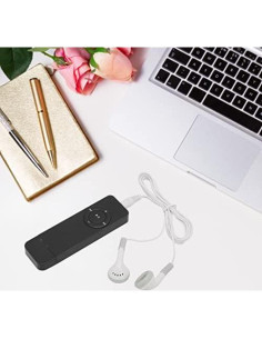 Reproductor MP3 Portátil ASHATA Sonido HiFi 99.7g Negro 2