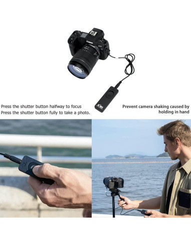 Cable de liberación de obturador Kiwifotos MC-30 para Nikon