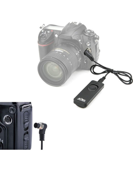 Cable de liberación de obturador Kiwifotos MC-30 para Nikon