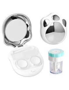 Kit de Viaje para Lentes de Contacto Lasiyanor 5 en 1 Plata