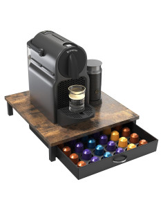 Cajón de madera Deco Brothers para 42 cápsulas Nespresso Original