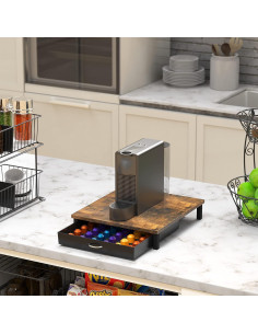 Cajón de madera Deco Brothers para 42 cápsulas Nespresso Original 2