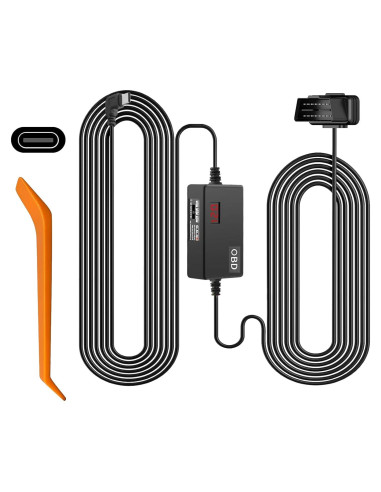 Kit de cable OBD para cámara de salpicadero YKT H39-SX, 12-30V a 5V/3A