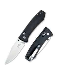 Cuchillo EDC Plegable FreeTiger D2 8.71 cm Negro Ligero