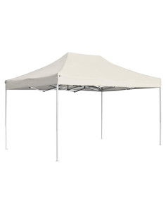 Carpa Plegable Profesional MOBCANT 4.3x2.9m Impermeable Crema