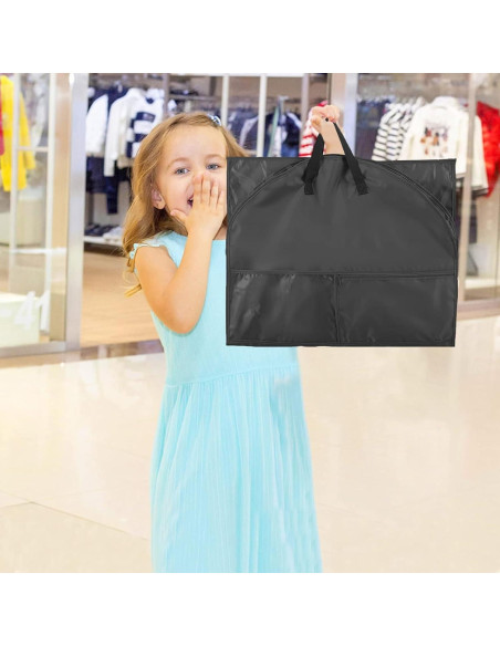 Bolsa de Traje de Baile Qchengsan 101.6x58.4cm con Bolsillos