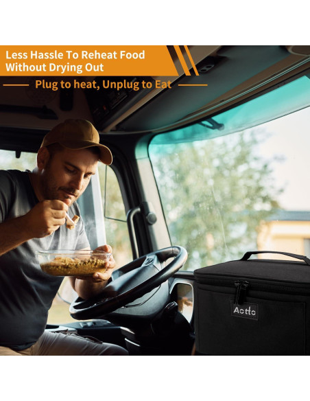 Horno Portátil Aotto 12V/24V Calentador de Comida para Auto