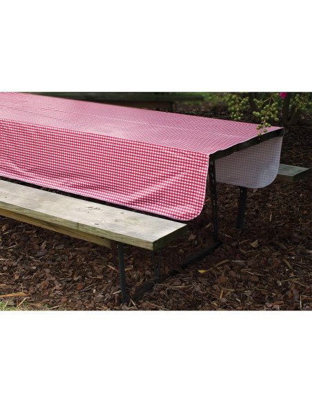 Mantel de Picnic Camco 51019 Rojo/Blanco 132x213 cm Impermeable