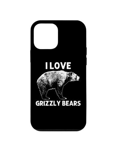 Funda iPhone 12 mini Oso Grizzly Protectora 19.7x12.1cm