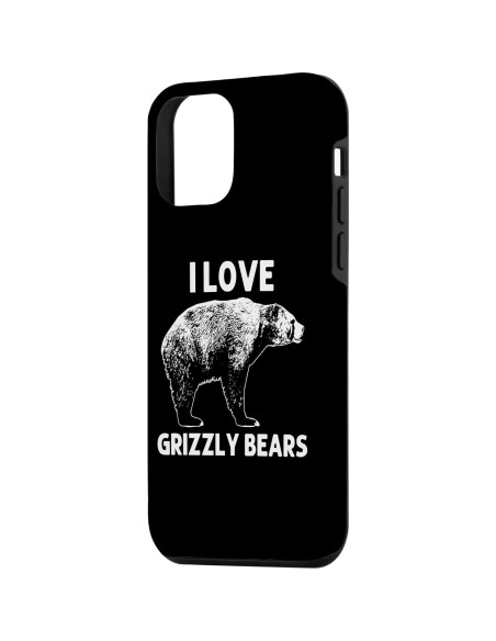 Funda iPhone 12 mini Oso Grizzly Protectora 19.7x12.1cm