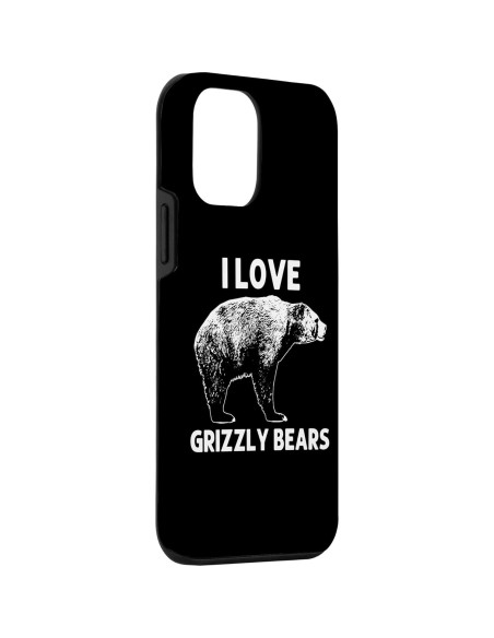 Funda iPhone 12 mini Oso Grizzly Protectora 19.7x12.1cm