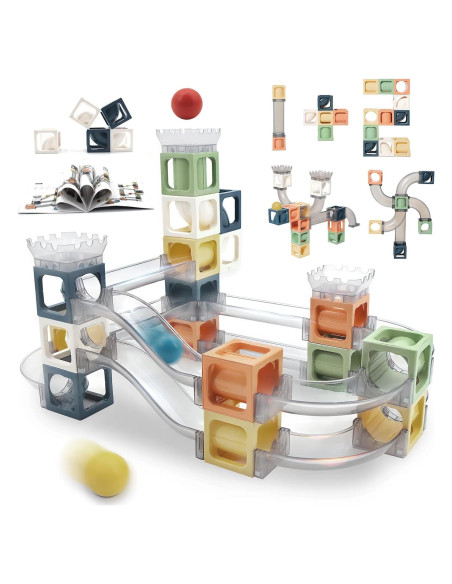 Juego de Canicas Magnéticas Keefun 41 Piezas STEM 3-8 Años