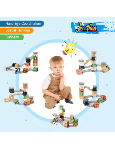 Juego de Canicas Magnéticas Keefun 41 Piezas STEM 3-8 Años